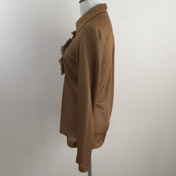 See by Chloe Copper Snap Button Blouse m - Picture 4 of 10